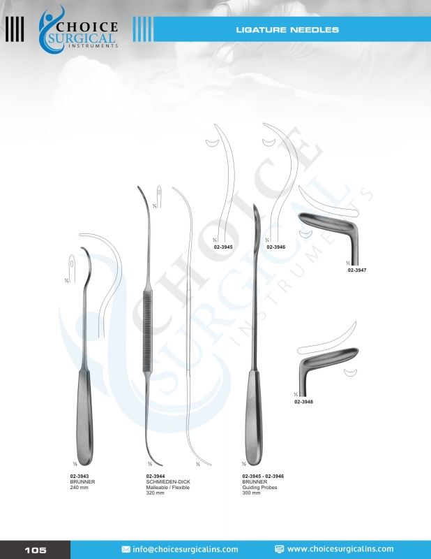 Suture Instruments, Needle, Probes, Applicators, Pocket Instruments Set